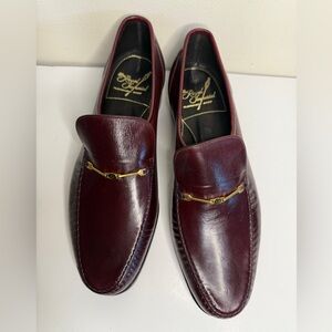 Royal Imperial Florsheim Loafers 8 D Ritz Wine Leather unused Classic